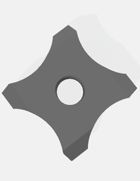 Game Tokens: Shuriken/Ninja Throwing Star