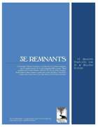 3e Remnants: Monster Templates