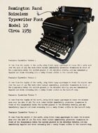Remington Typewriter Font: TTF Font File