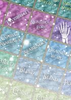 Counters for tabletop miniatures - frosted edition