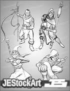 -JEStockPack- Fantasy - Male Adventurers 01