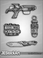 JEStockArt - SciFi - SciFi Weapon Pack 02 - HQG