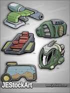 -JEStockPack- SciFi - Mech Equipment Pack 01