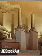 JEStockArt - Modern - Downtown Factory in Smog - CWB