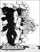 JEStockArt - Supernatural - Possessed Henchman with Fork - HQLWB