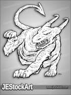 JEStockArt - Fantasy - Dragon Crouching - LNB