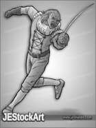 JEStockArt - Fantasy - Elven Renaissance Fencer - GNB