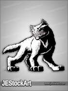 JEStockArt - Fantasy - Barghest Canine With Glowing Eyes - INB