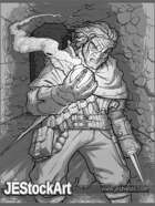 JEStockArt - Fantasy - Alchemist in Ancient Halls - GWB