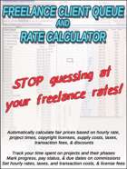 Freelance Client Queue & Rate Calculator