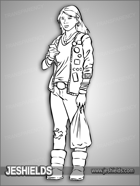 JEStockArt - Modern - Filipino Woman In Vest - LNB