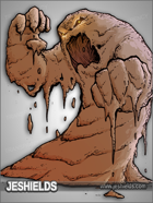 JEStockArt - Fantasy - Sand Elemental with Glowing Eyes - CNB