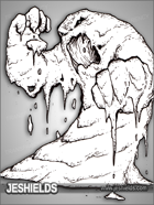 JEStockArt - Fantasy - Sand Elemental with Glowing Eyes - LNB