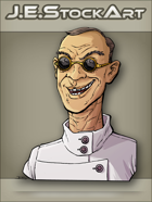 JEStockArt - Modern - Scientist With Cleft Lip And Dark Glasses - CNB