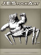 JEStockArt - Fantasy - Literal Bear Bug Roaring With Spit - INB