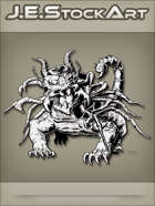 JEStockArt - Fantasy - Mutated Dragon With Insect Parts - INB