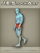 JEStockArt - Supers - Blue Alien With Cybernetic Eyes - CNB