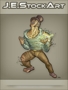 JEStockArt - Supernatural - Transforming Scientist with Broken Vial - CNB