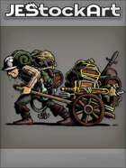 JEStockArt - Fantasy - Sweaty Hired Minion Hauling Adventurering Gear - CNB