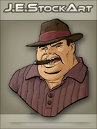 JEStockArt - Modern - Italian Gangster With Fedora And Cigar - CNB