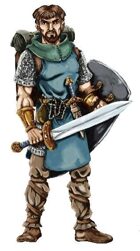 "Art stock" Warrior character