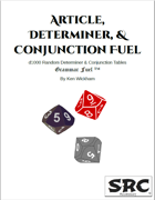 Article, Determiner, & Conjunction Fuel