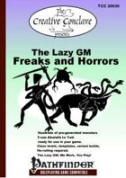 The Lazy GM: Freaks and Horrors