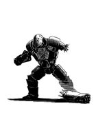 Filler spot - character: broken metal golem - RPG Stock Art