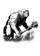 Filler spot - character: saurian warrior - RPG Stock Art