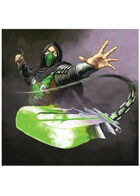 Colour card art - character: ninja poison - RPG Stock Art