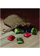 Colour card art - items: gem pouch - RPG Stock Art