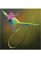 Colour card art - creature: fae spirit - RPG Stock Art