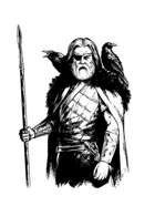 Filler spot - character: odin - RPG Stock Art