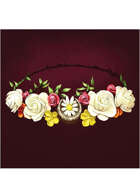 Colour card art - items: flower headdress - RPG Stock Art