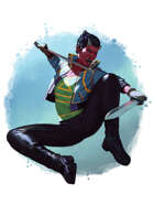 Filler spot colour - character: dokkaebi - RPG Stock Art