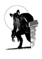 Filler spot - character: krampus - RPG Stock Art