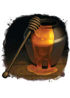 Filler spot colour - items: honey pot - RPG Stock Art