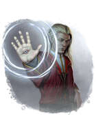 Filler spot colour - character: elf seer - RPG Stock Art