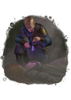 Filler spot colour - character: wizard CSI - RPG Stock Art