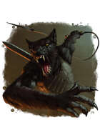 Filler spot colour - character: varg rogue - RPG Stock Art