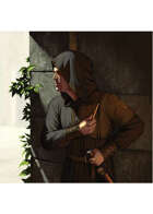 Colour card art - character: intelligence gatherer - RPG Stock Art