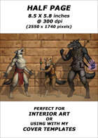 Half page - Line Up Varg - RPG Stock Art
