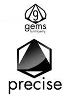 gems Precise (dice font)