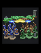 Pocket-Tactics: Core Set - Legion of the High King against the Tribes of the Dark Forest
