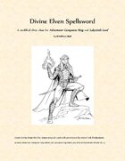 Divine Elven Spellsword