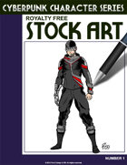 Cyberpunk Character Stock Art #1