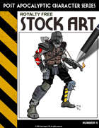 Post Apocalyptic Character Stock Art #5