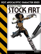 Post Apocalyptic Character Stock Art #7