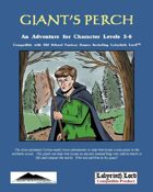 Giant's Perch: An Adventure for Old-School Games and Labyrinth Lord(TM)