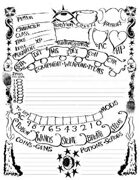 Witch Character Sheet - Basic era